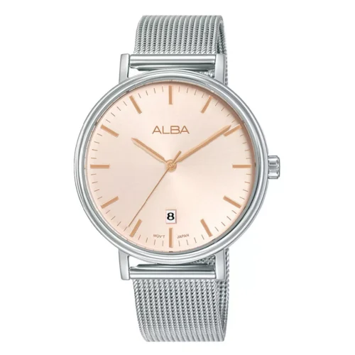 Alba 36mm Fashion Watch for Women, Analog, Stainless steel Band, AG8N81X1-Silver
