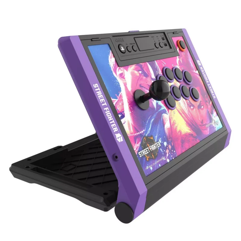 HORI PlayStation 5 Fighting Stick Alpha, 63241 - Black & Purple