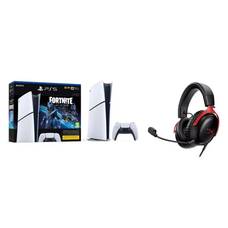 550743-01 Sony PlayStation 5 Fortnite Digital Console + HyperX Cloud III Wired Gaming Headset