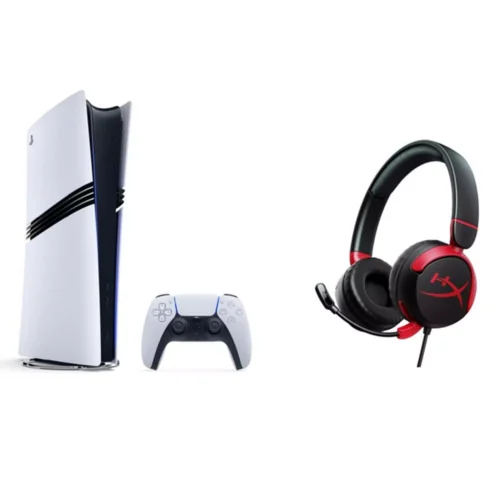 551402-01 Sony PlayStation 5 Pro Console + HyperX Cloud Mini Wired Black Gaming Headset