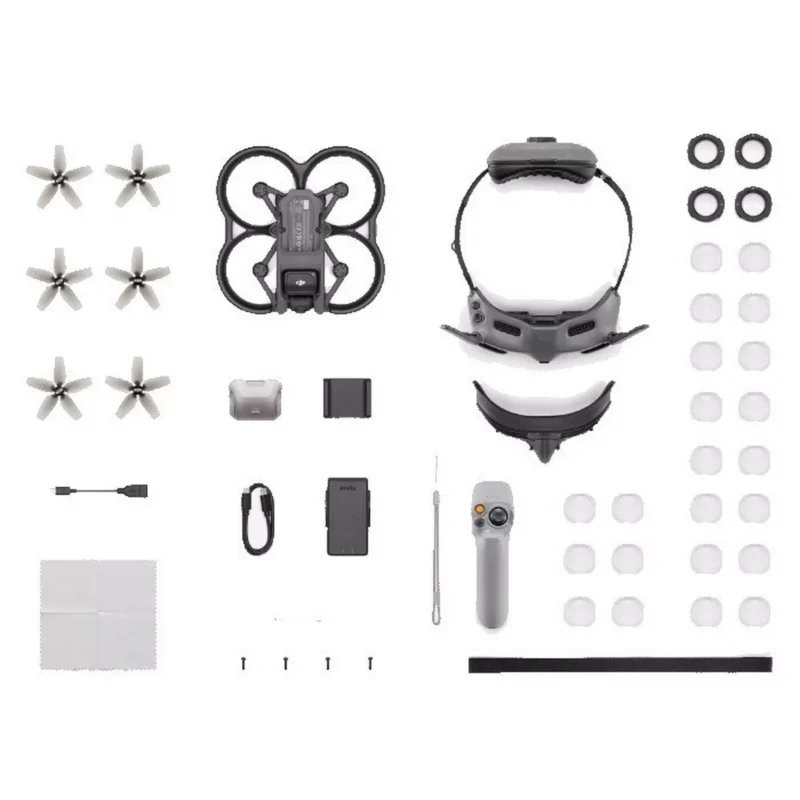 652494-02 (1) DJI Avata Explorer Drone Combo, 1080p, DJI-FAV100-C3 - Grey